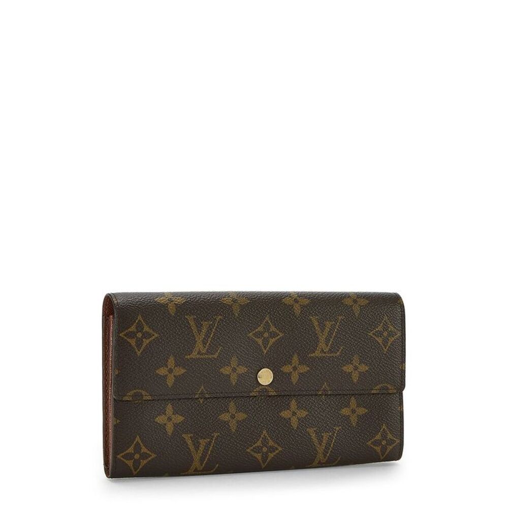 Louis Vuitton Brown Monogram Coated Canvas Porte Monnaie Credit - Picture 3 of 4